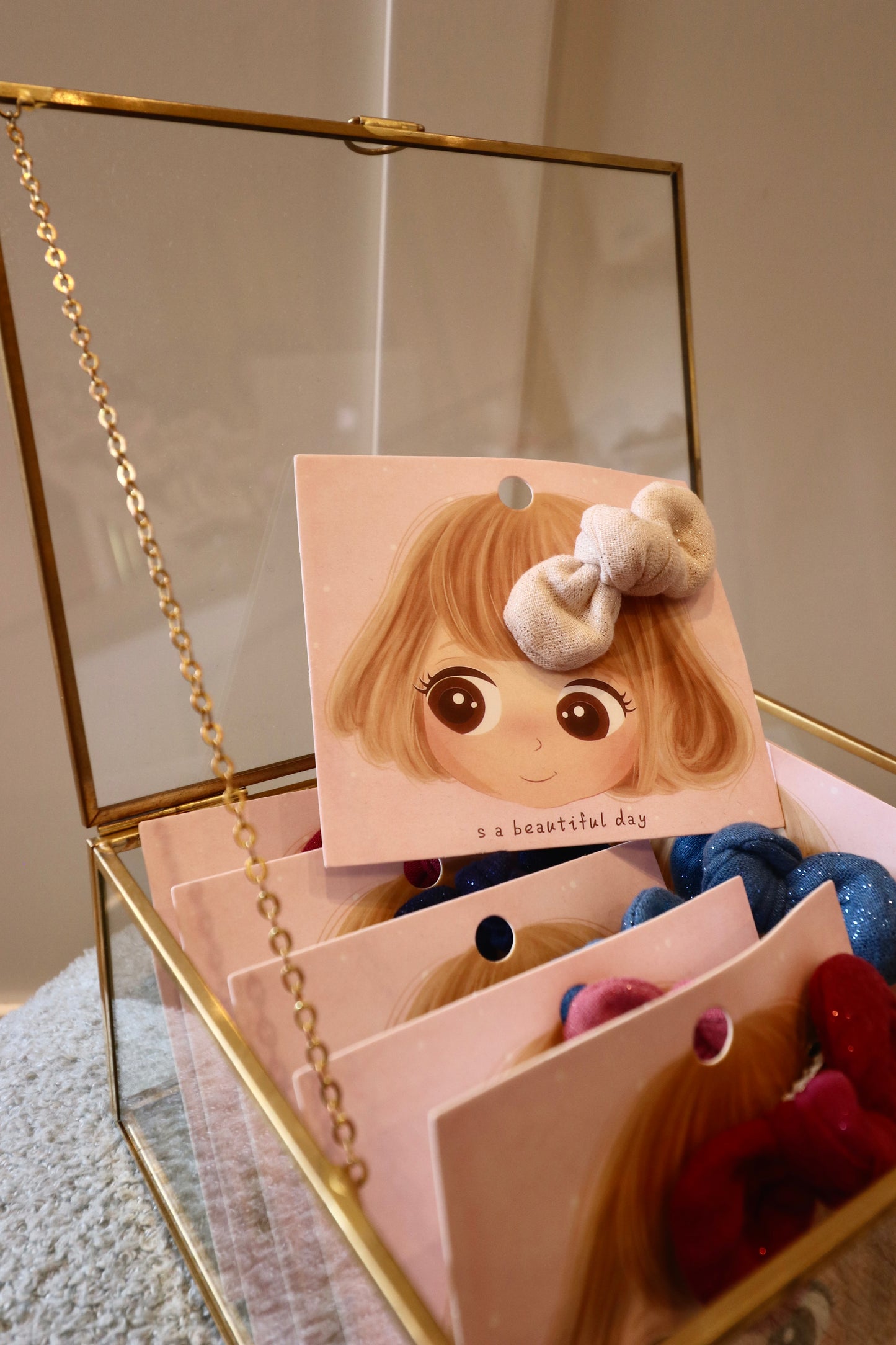 Barrette en gaze de coton