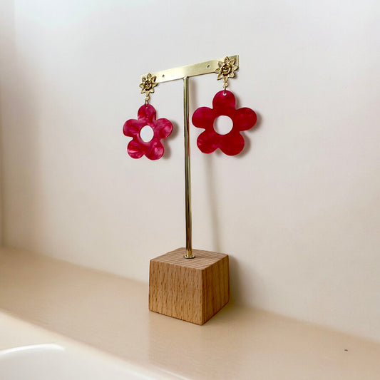 Boucles d'oreilles fleurs