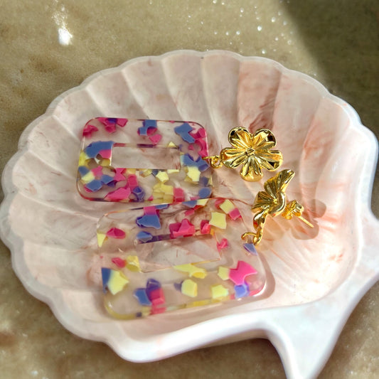 Boucles d'oreilles fleurs