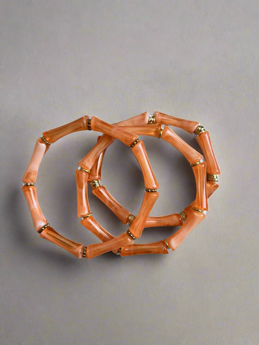 Trio de Bracelets Acrylique