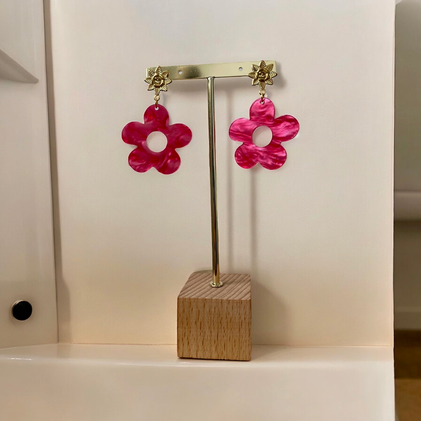 Boucles d'oreilles fleurs