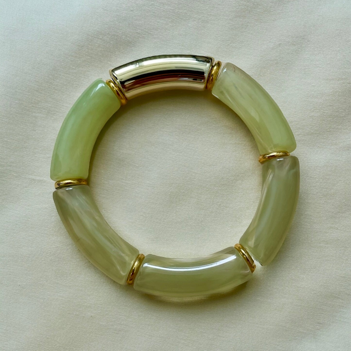 Bracelet Acrylique Vert