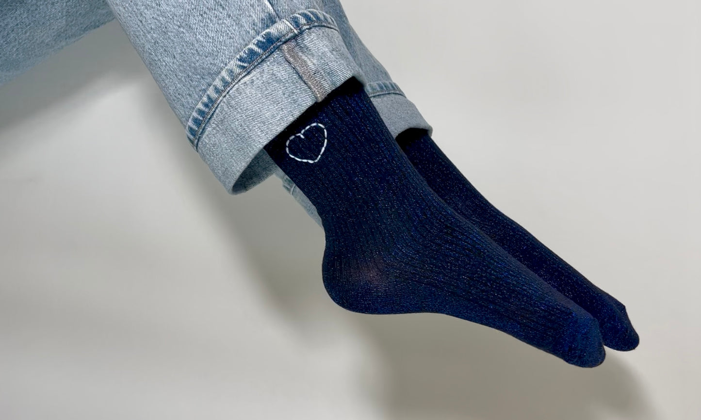 Chaussettes Marines Irisées