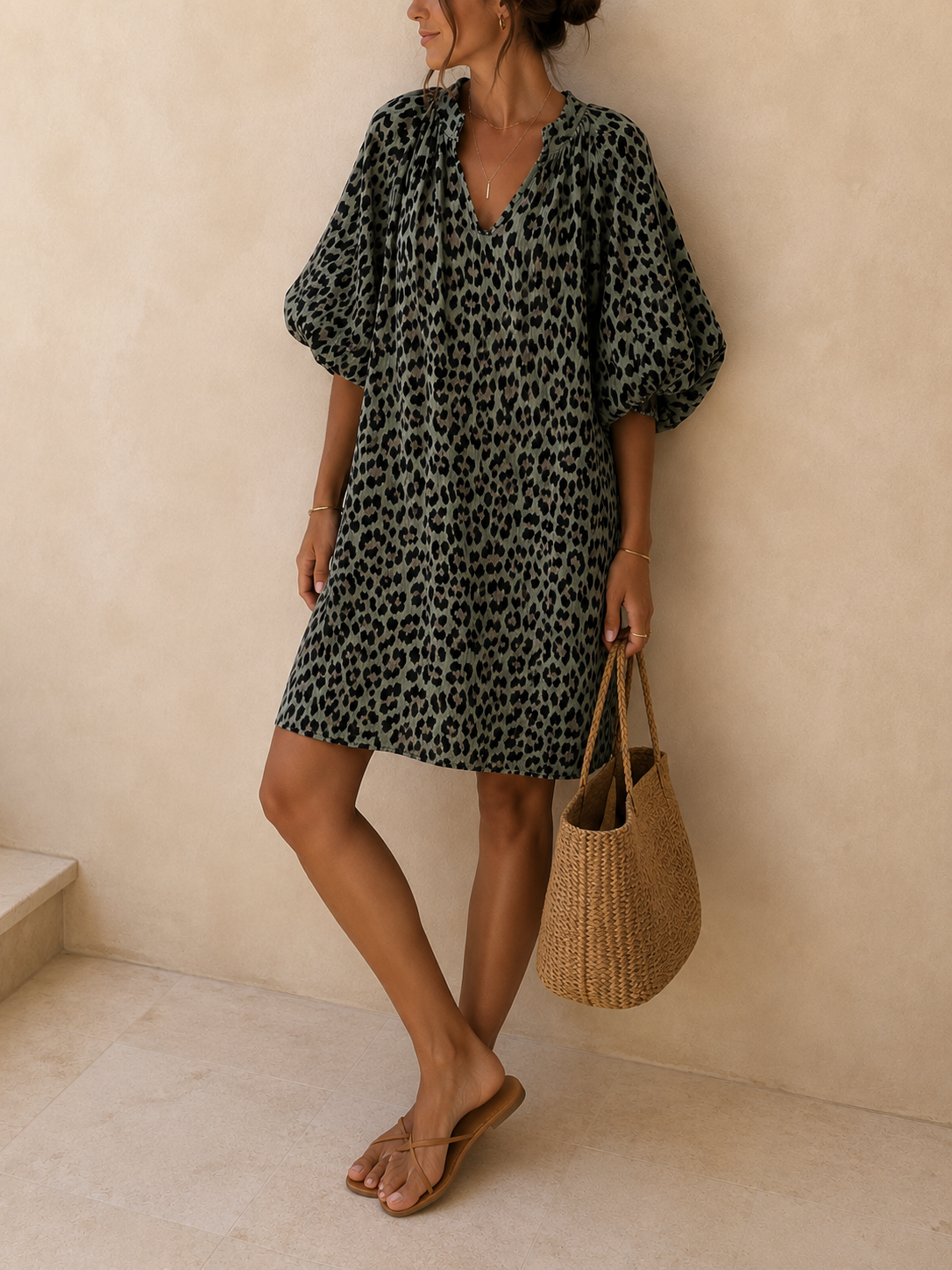 Robe Mira - Leo kaki
