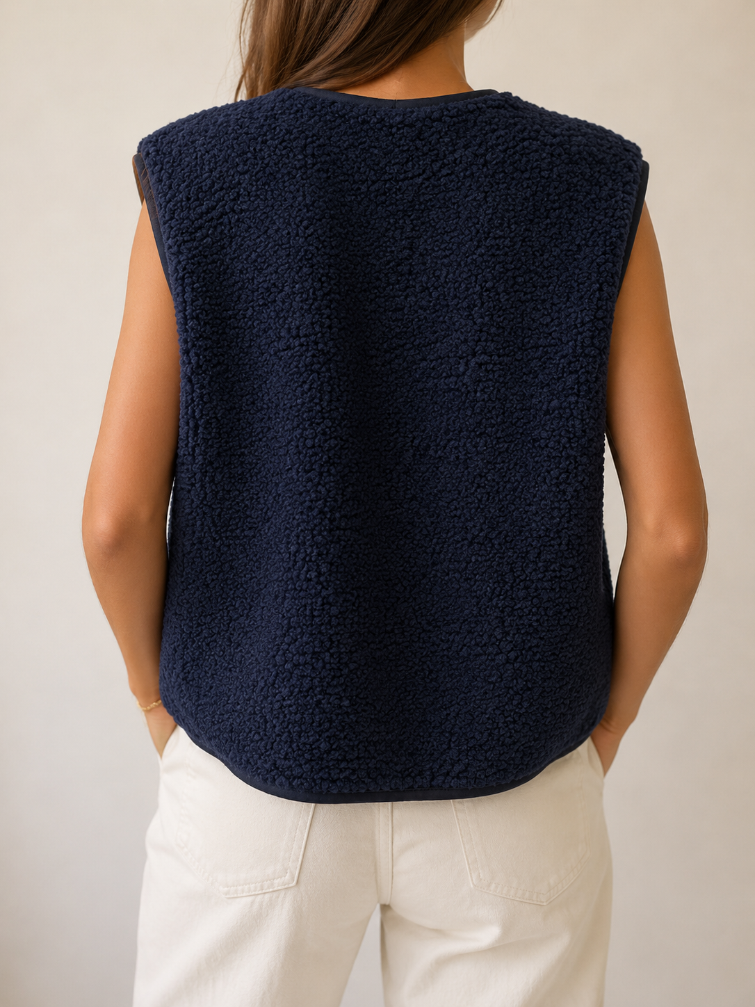 Gilet sans manches marine