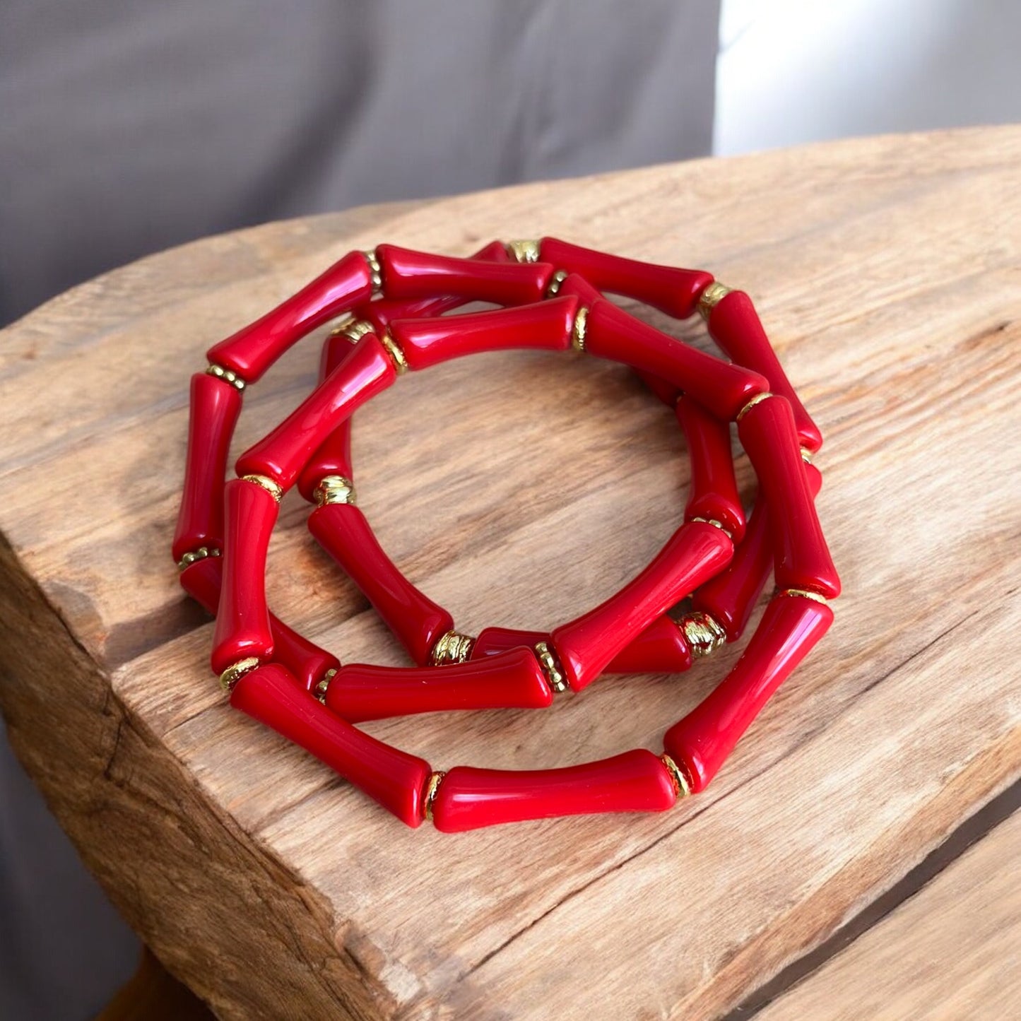 Trio de Bracelets Acrylique