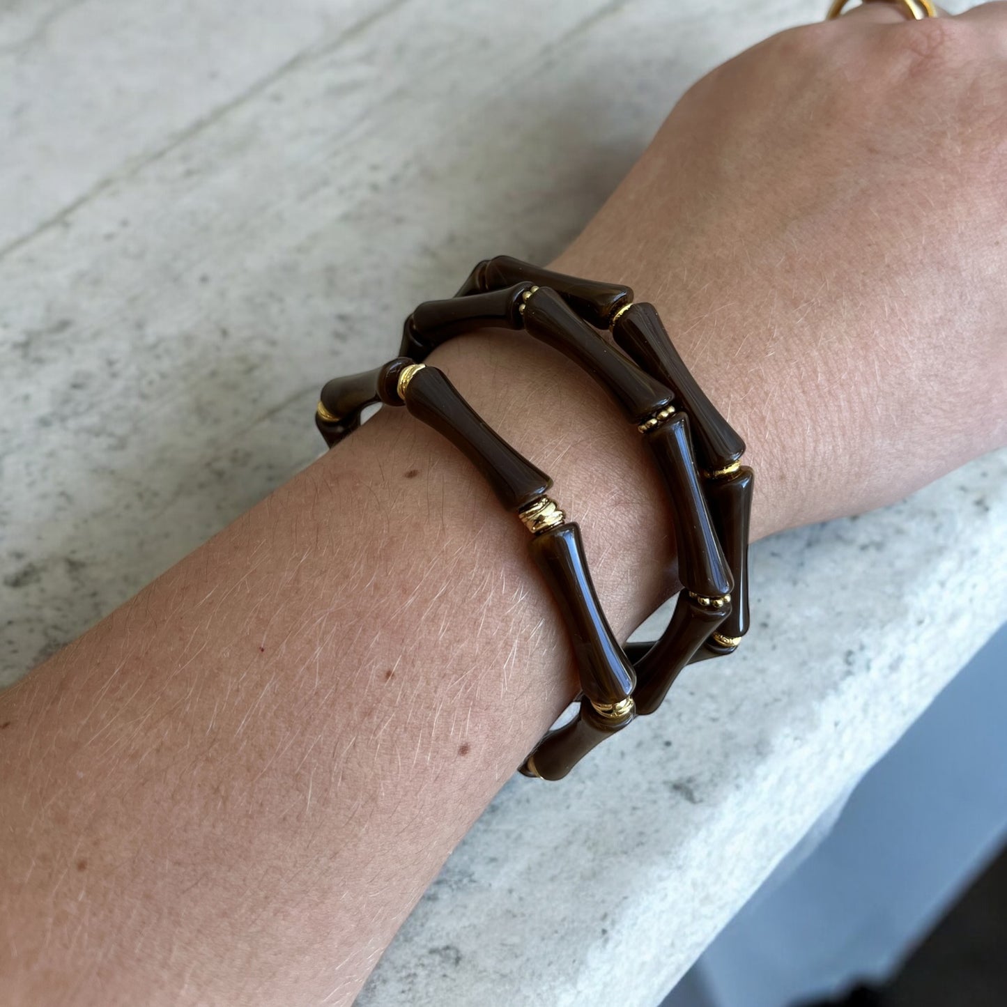 Trio de Bracelets Acrylique