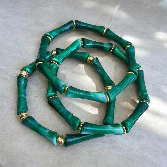 Trio de Bracelets Acrylique