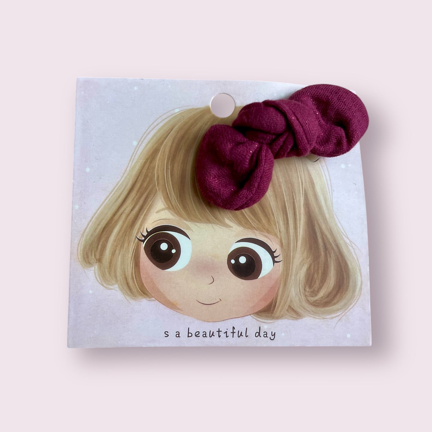 Barrette en gaze de coton