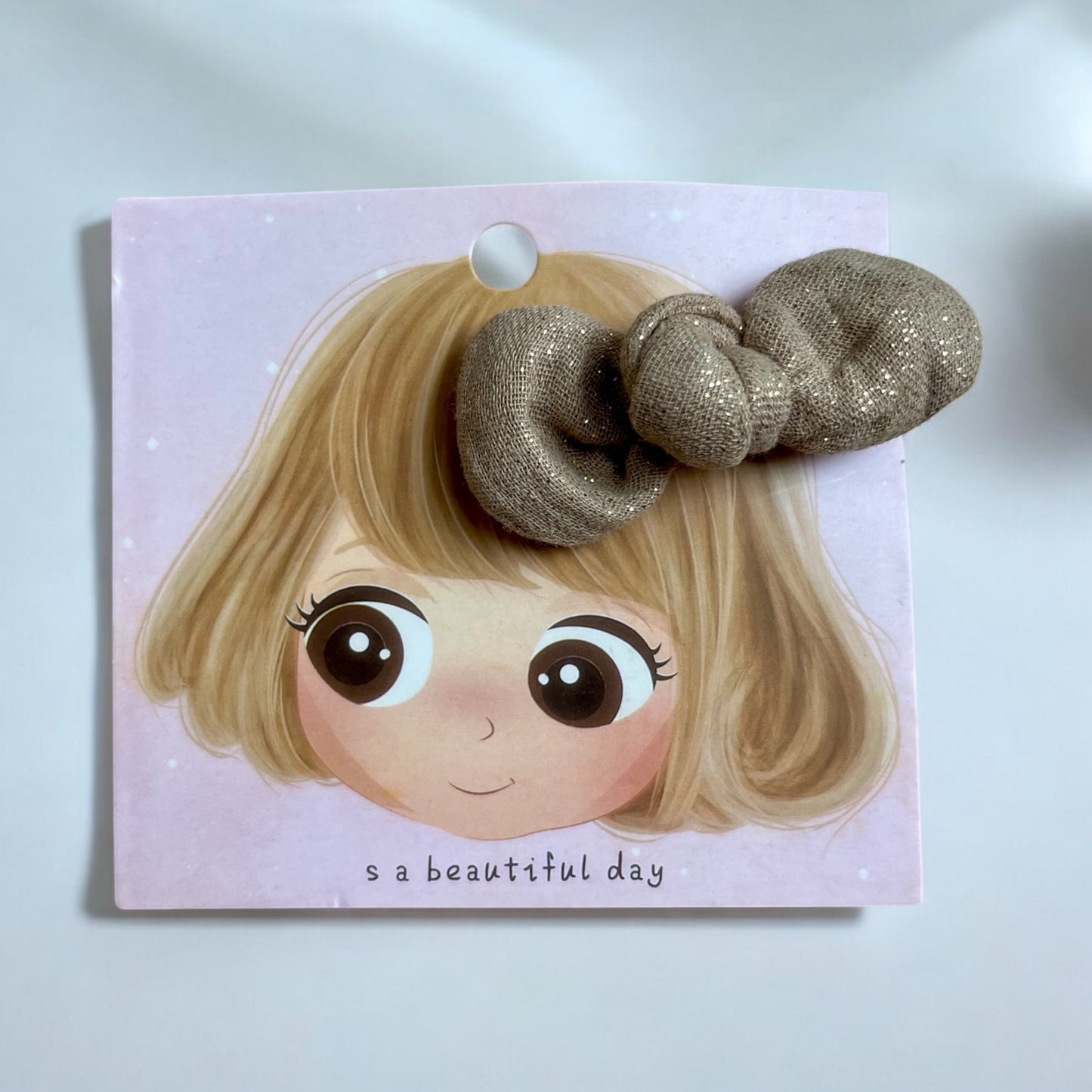 Barrette en gaze de coton