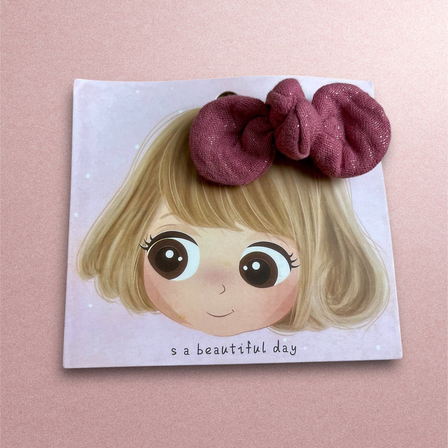 Barrette en gaze de coton