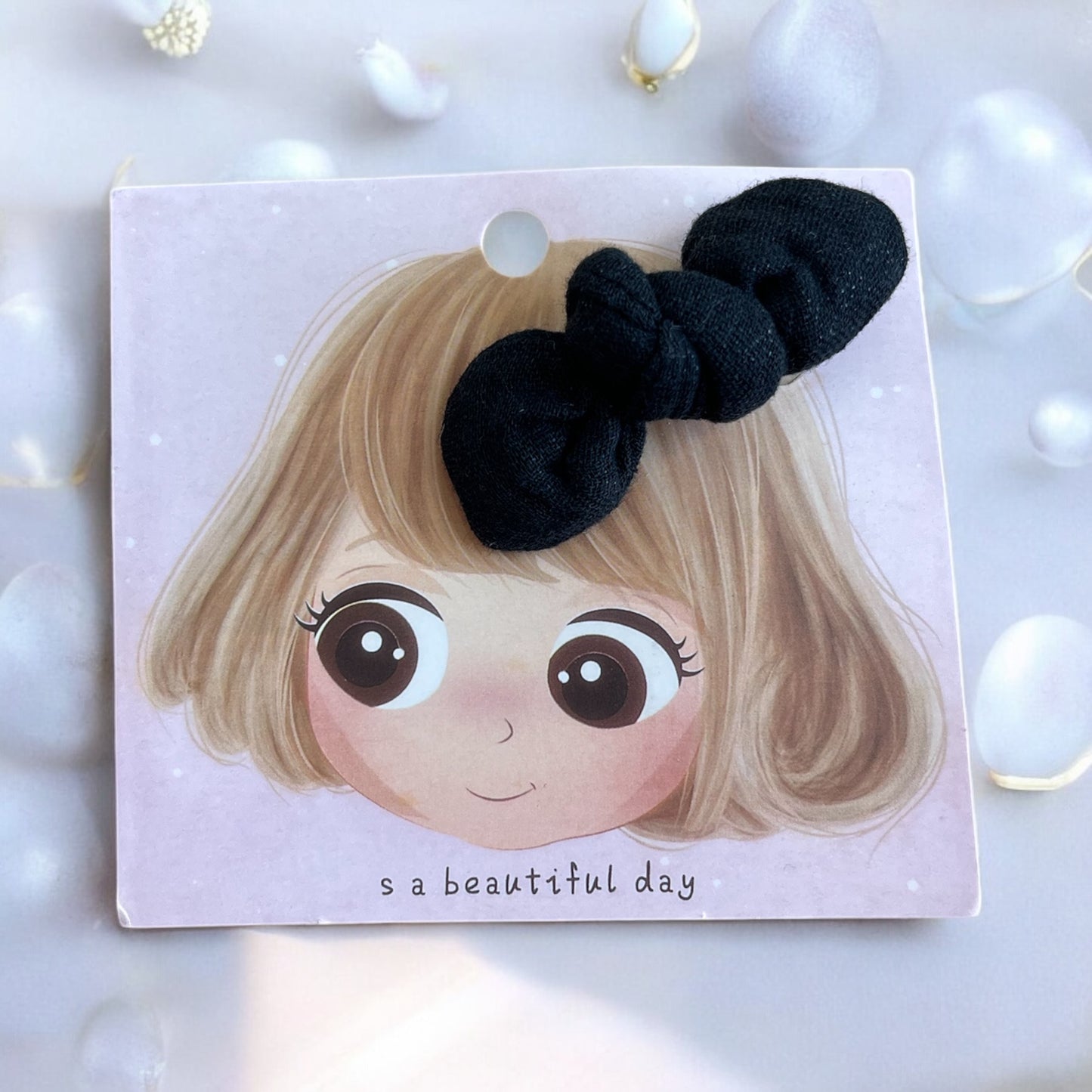 Barrette en gaze de coton