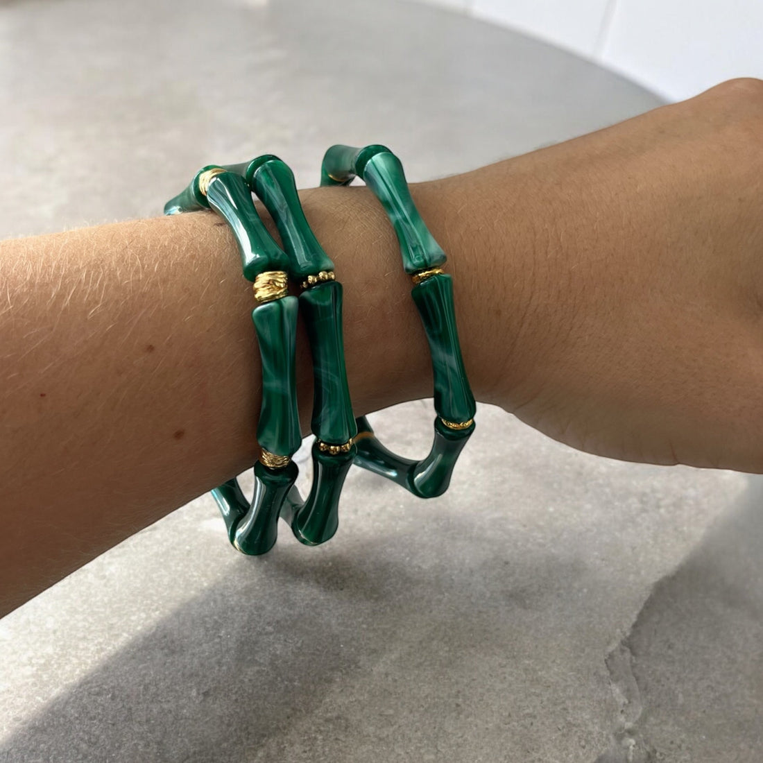 Trio de bracelets en perles acryliques de Secret Concept Store