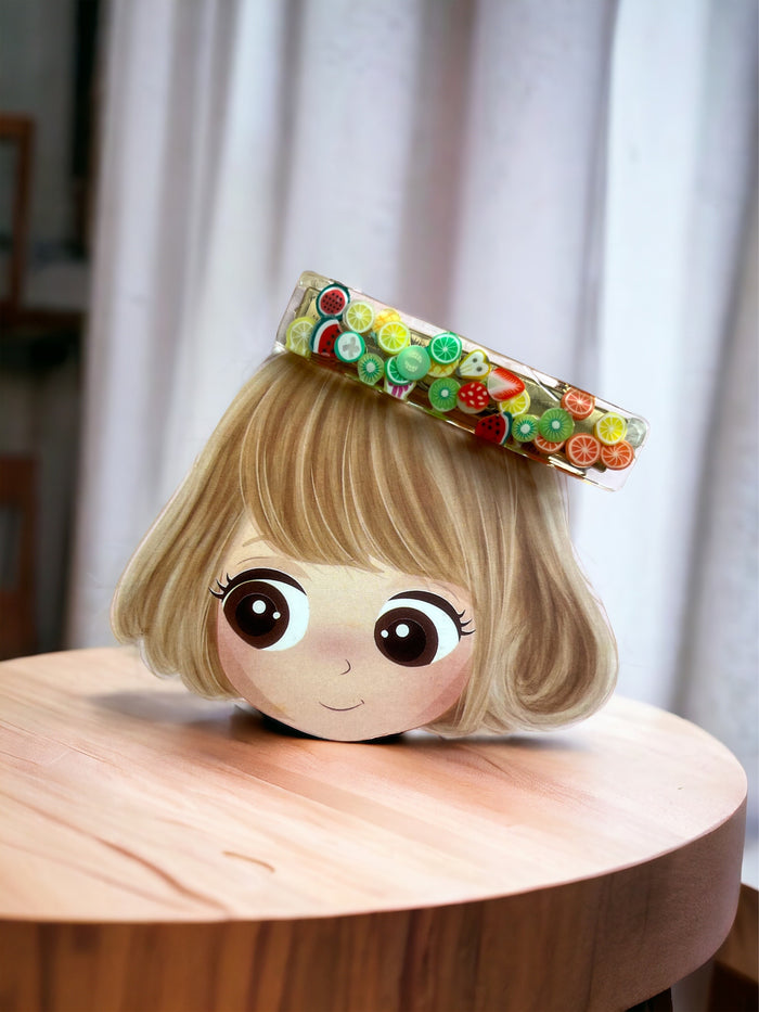 Barrette en résine