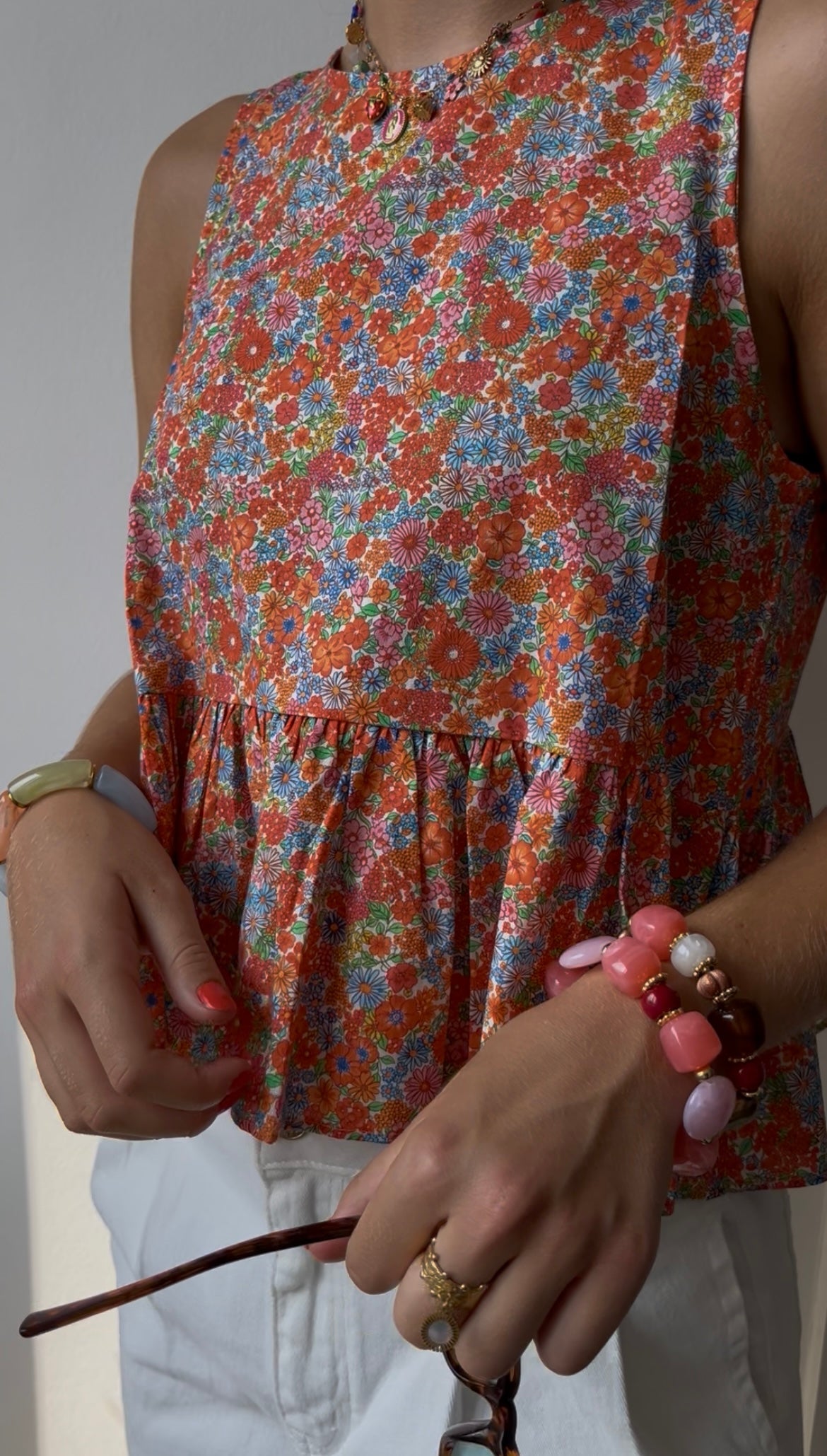 Top Aurore - orange