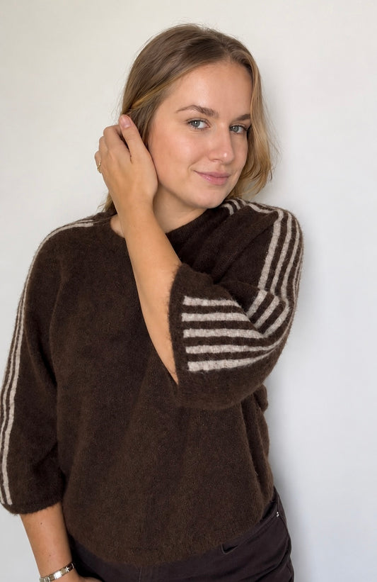 Pull étoile choco