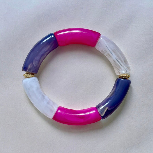 Bracelet Acrylique White