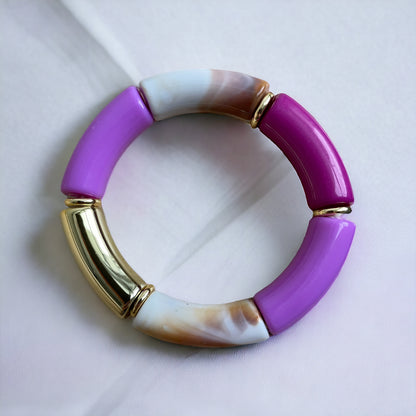 Bracelet Acrylique Violine