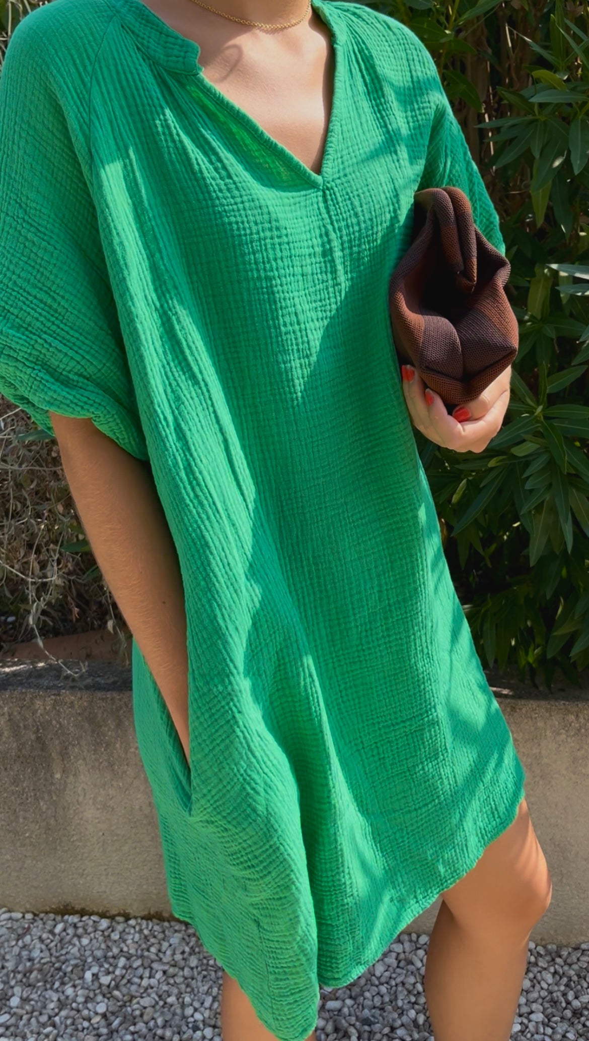 Robe Mira gaze de coton