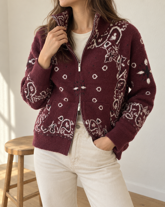 Gilet bandana Bordeaux