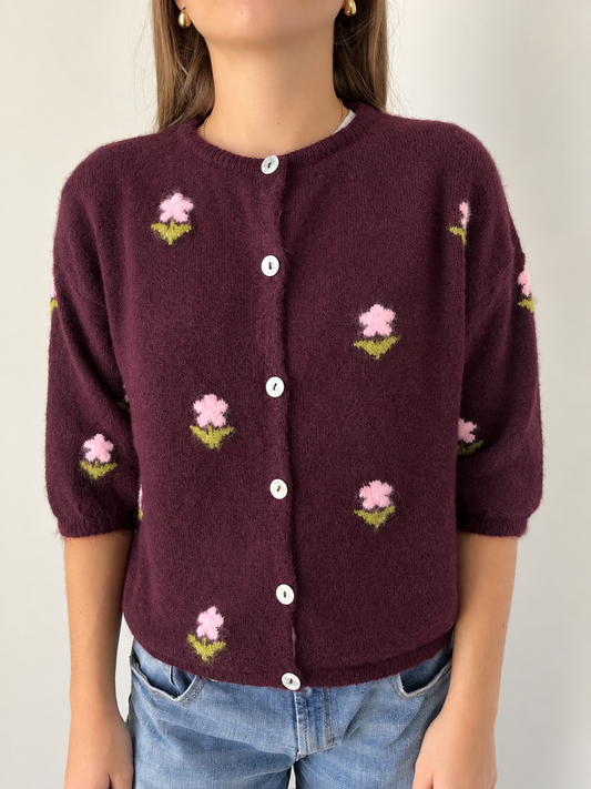Gilet Prune