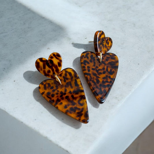 Boucles d’Oreilles Cœurs Léo