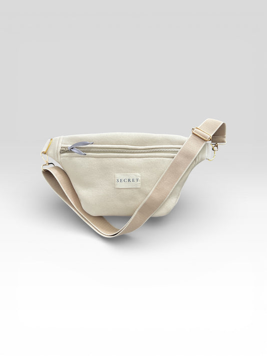 Sac Banane en Jersey Beige