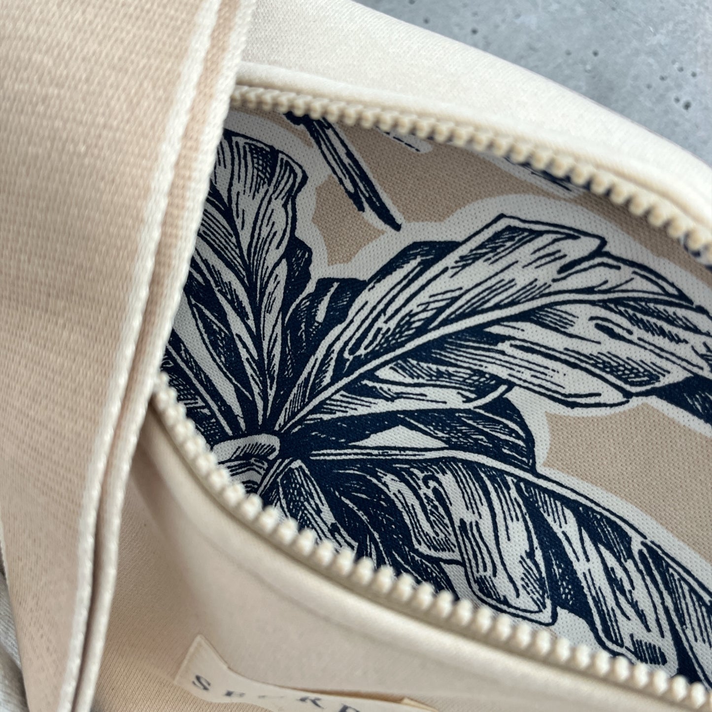 Sac Banane en Jersey Beige