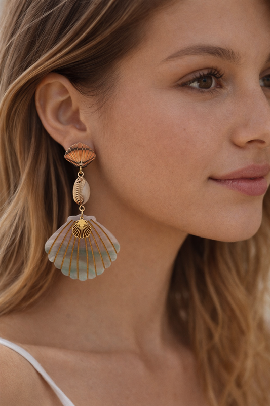 Boucles d’oreilles Océan