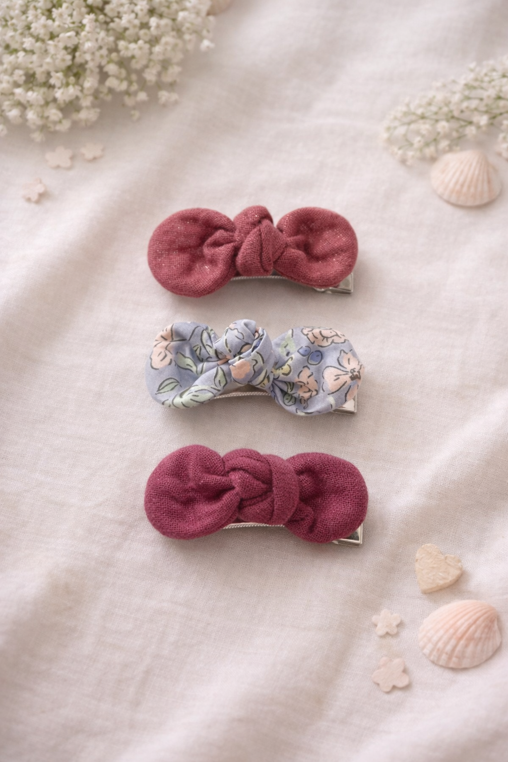 Lot de 3 barrettes