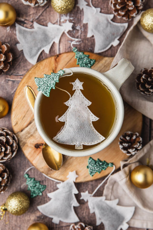 Sachets de thé bio - sapin de noël x5